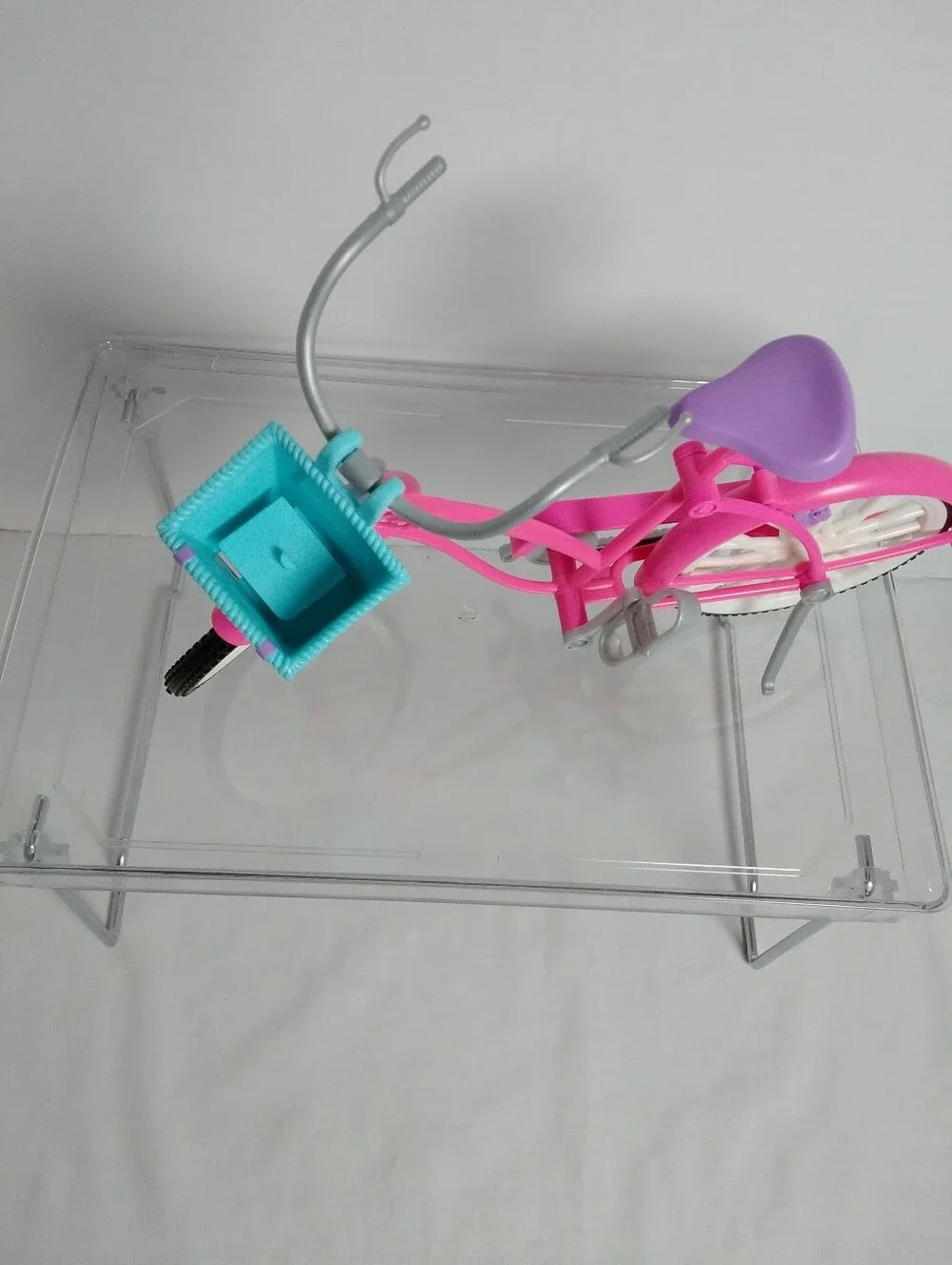 Barbie Pink & Purple Bicycle Set with Aqua Basket